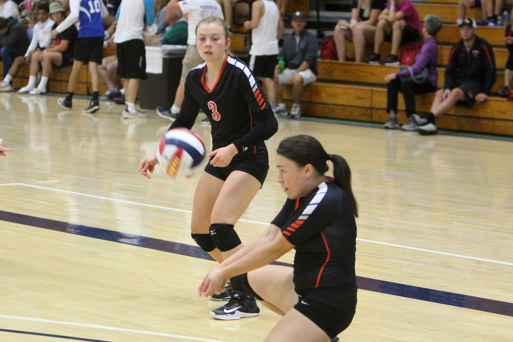 Prep volleyball sprawl at UW-Stout 8-31-19